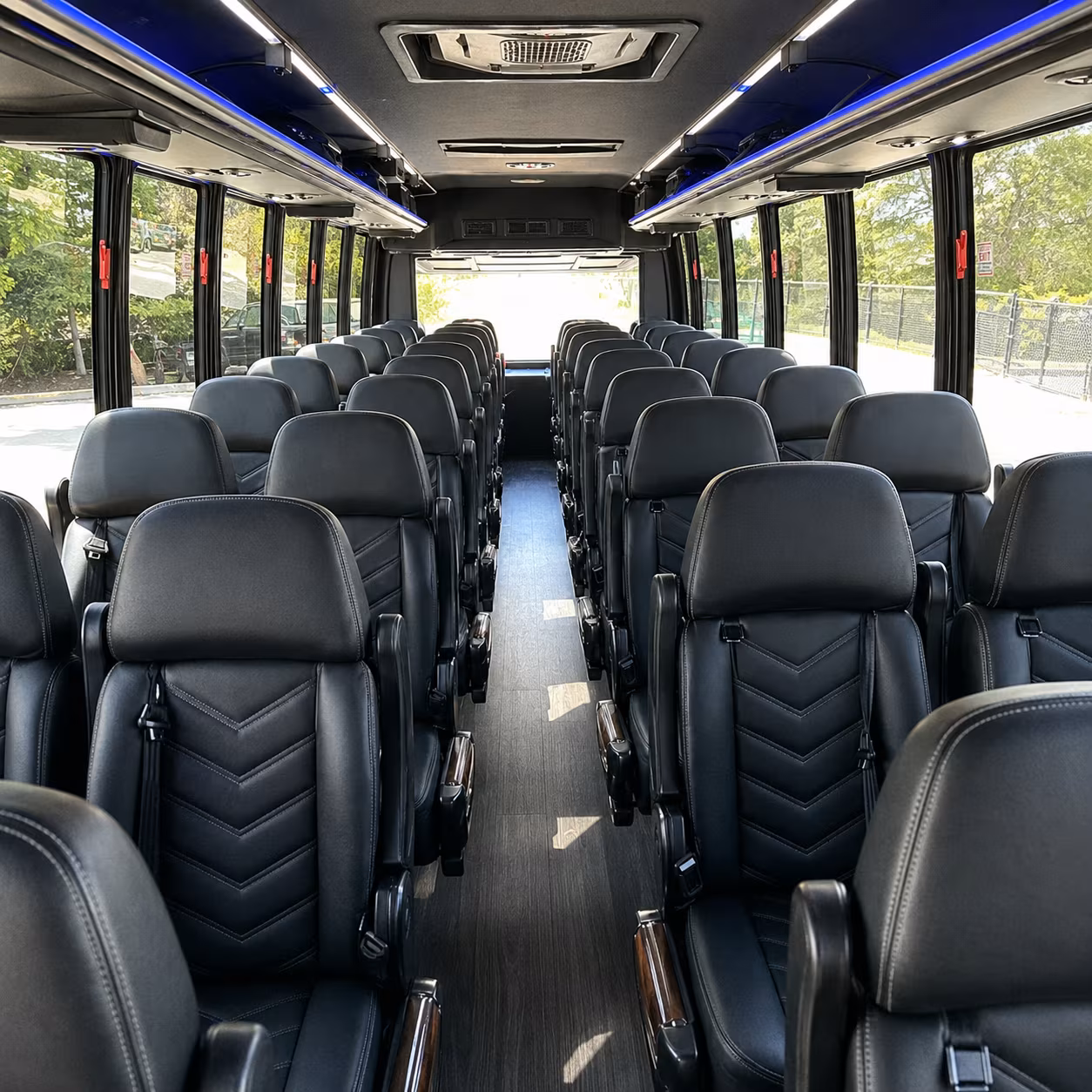 charter buses for large pittsburgh wedding receptions