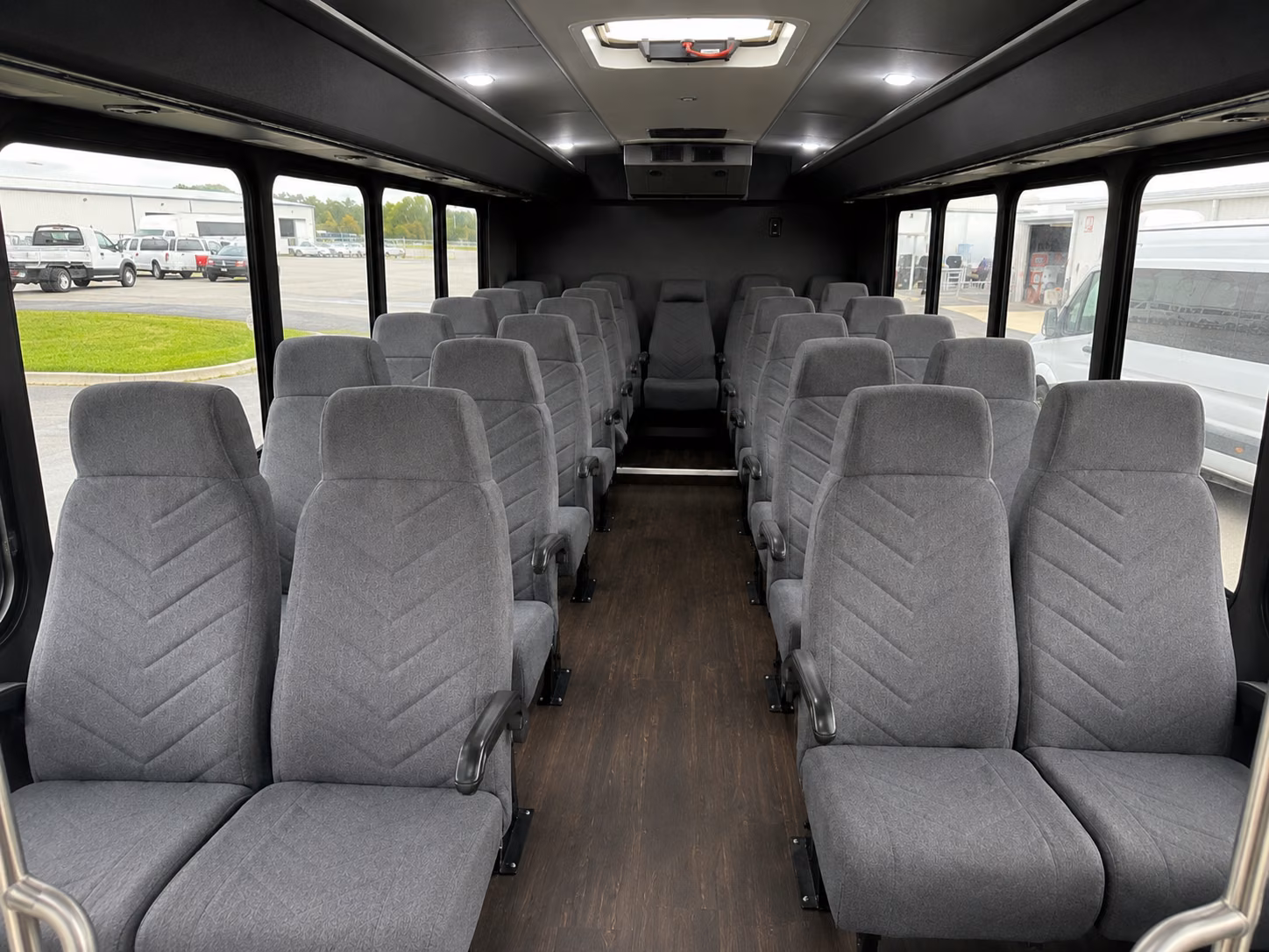 pittsburgh 15 passenger minibus inside
