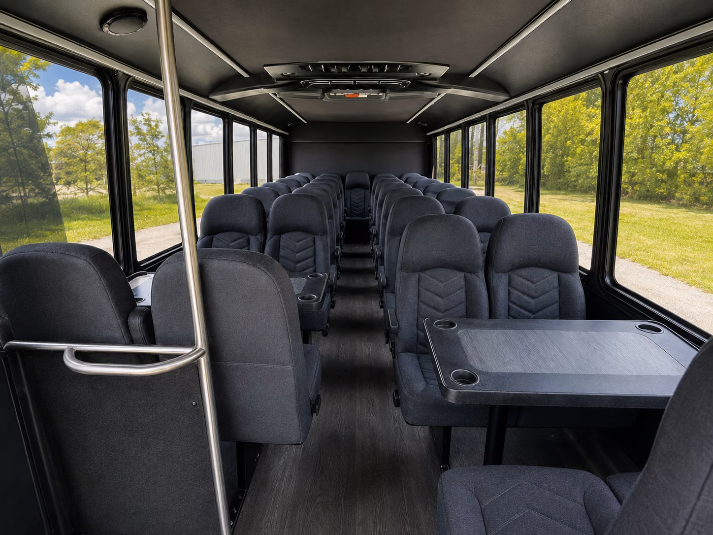 pittsburgh 20 passenger minibus inside