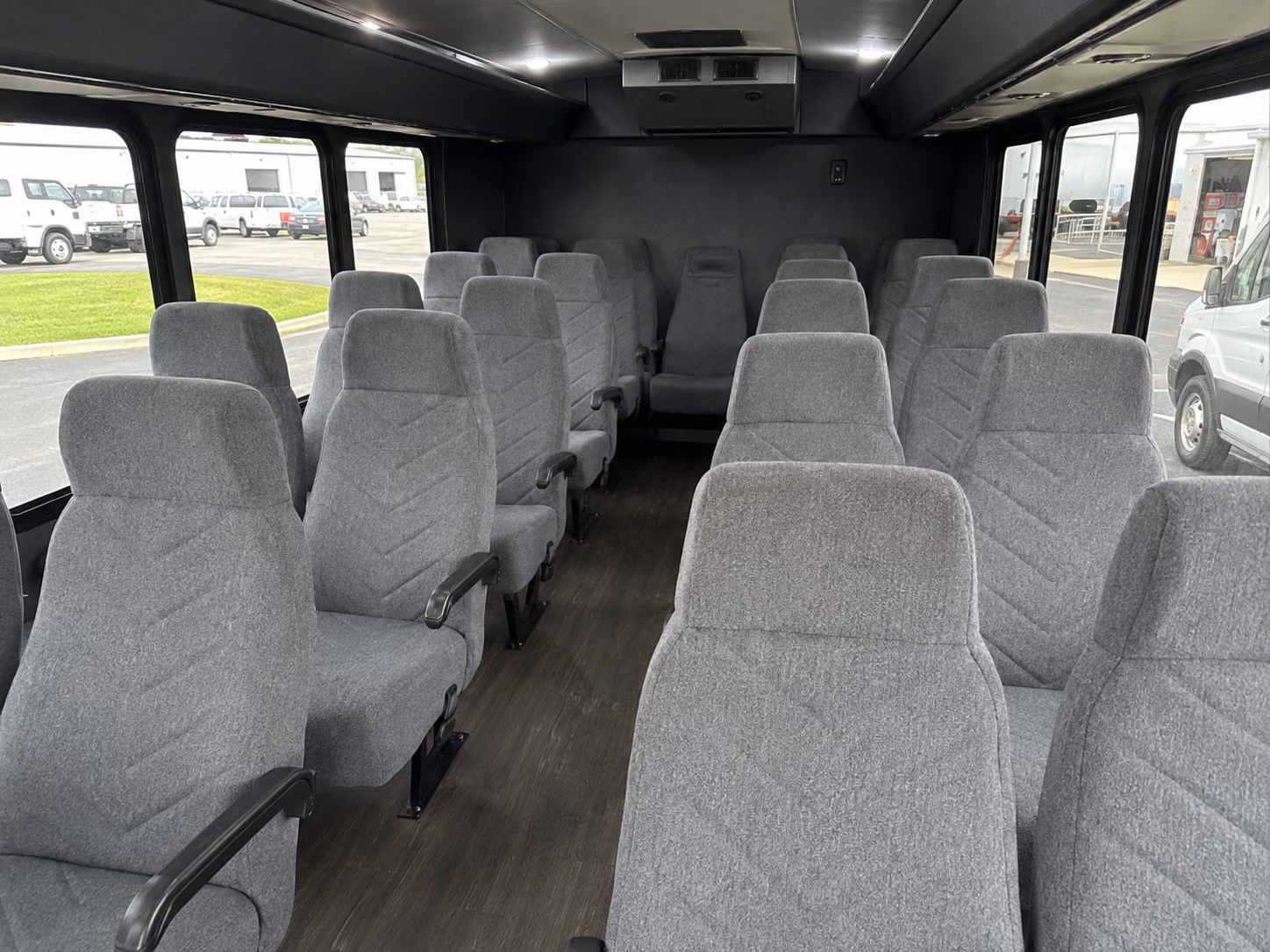 pittsburgh 20 passenger minibus interior
