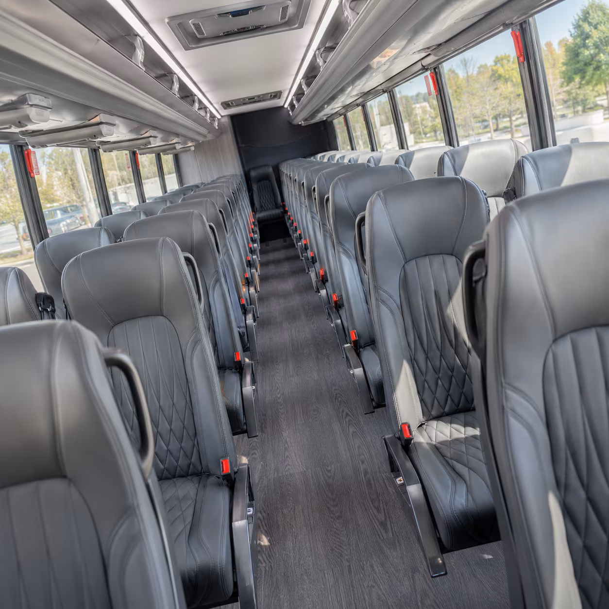 pittsburgh 30 passenger minibus inside