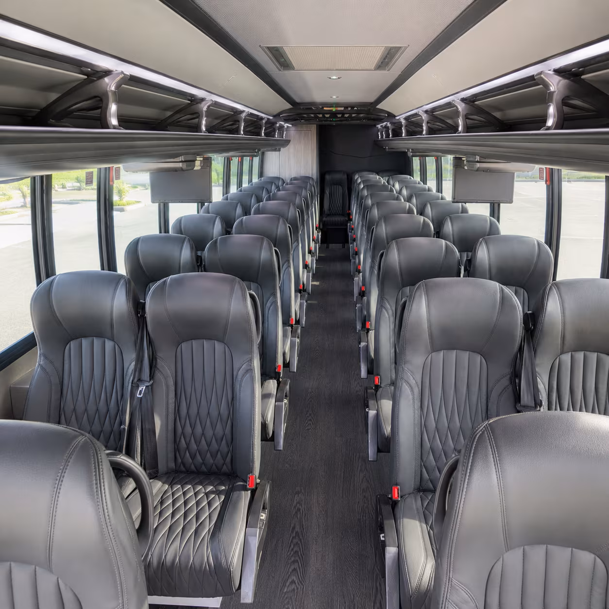 pittsburgh 35 passenger minibus inside